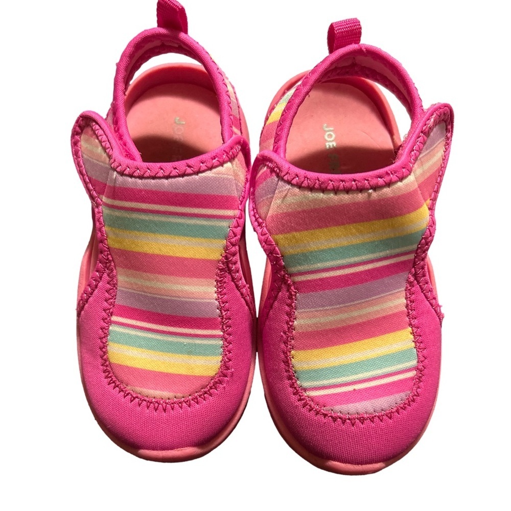 Colourful Striped Pink Sandals Toddler Size 6/7